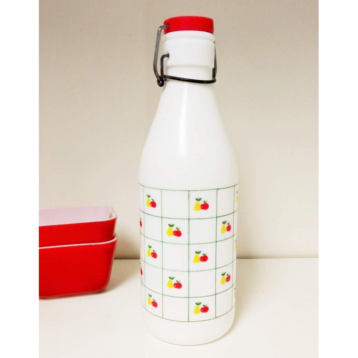 Bouteille Milk Glass Italie 1970